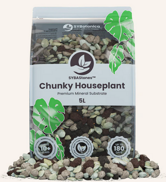 Pose med ren Grov Stueplante Mineralmix