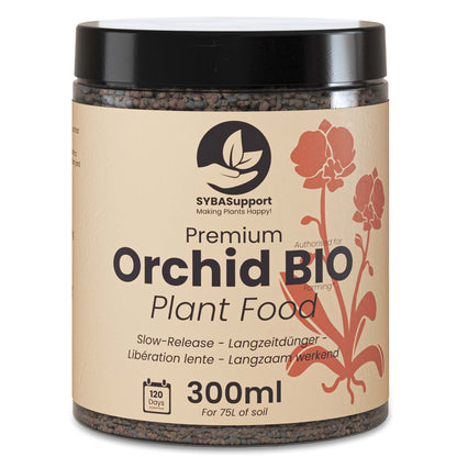 Langtidsvirkende økologisk gødning til orkideer. Granulat